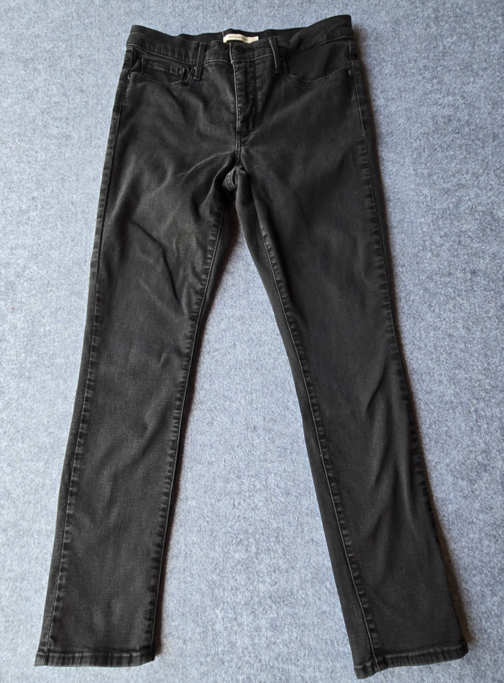 Levis 311 Jeans Women's Shaping Skinny Stretch Mid Rise Charcoal Wash 30 x 27.5